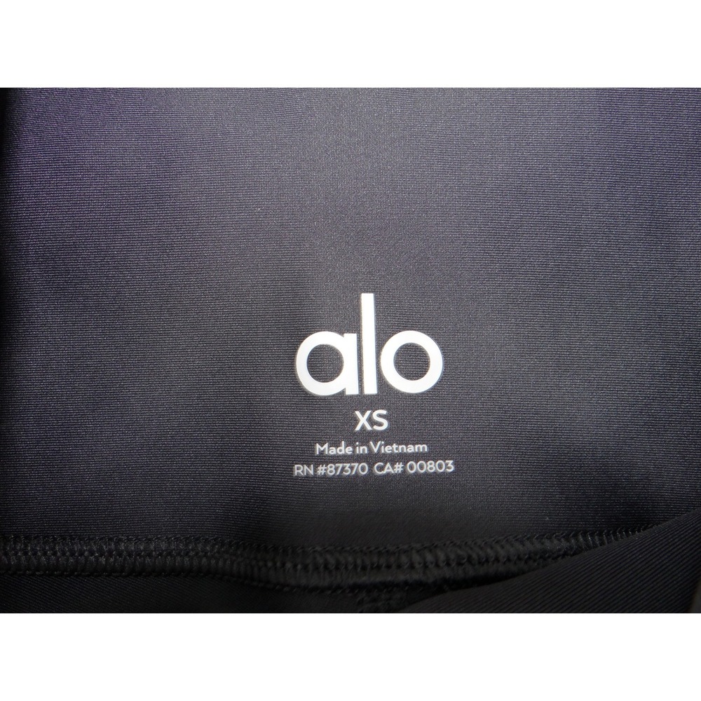 Alo Yoga High Waisted‎ Performance Leggings Dark Gray Charcoal XS - Picture 4 of 6